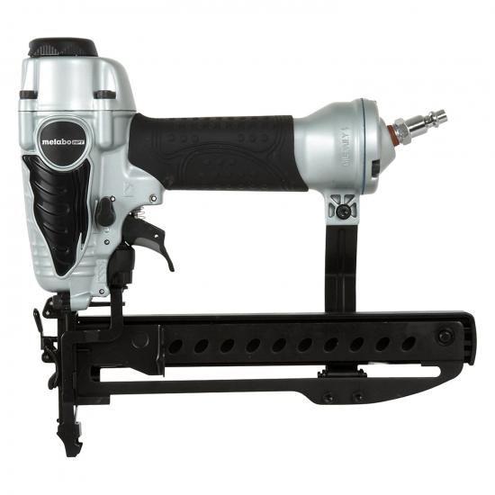 Metabo HPT ナロークラウンステープラー、プロ仕様の空気圧式パワーネイラー、家具・キャビネッ...