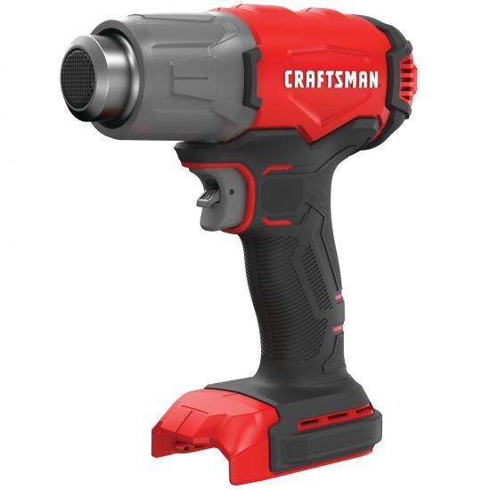 CRAFTSMAN V20 コードレスヒートガン、最高950度F、本体のみ（CMCE530B）