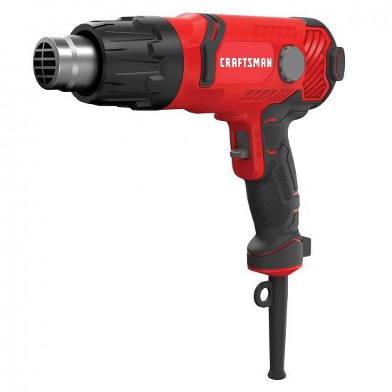CRAFTSMAN ヒートガン、コード付き、最大1200度の可変熱設定、1500ワット (CMEE5...