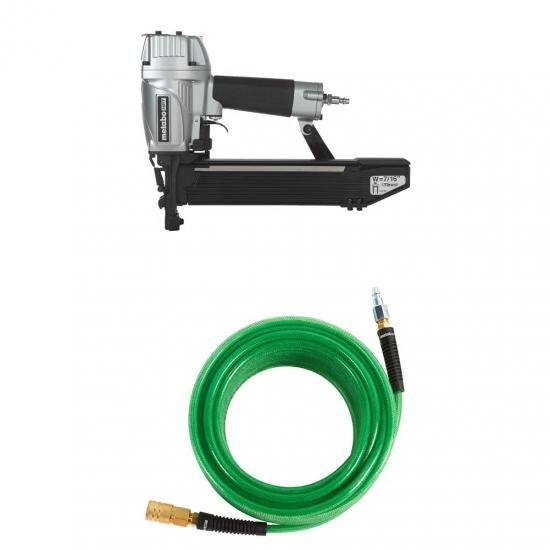 Metabo HPT 建設用ステープラー (N5008AC2) 50フィートエアホース付き