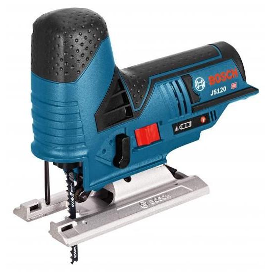 BOSCH JS120N 12V Max バレルグリップジグソー、コードレス、可変速度、工具不要のブ...