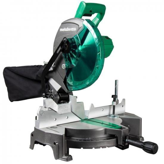 Metabo HPT 10インチ複合マイターソー、15アンペアパワーソー、大型10インチテーブル、精...