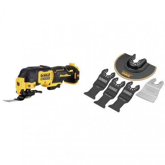 DEWALT XTREME 12V MAX コードレス振動工具 (DCS353B) と振動工具ブレー...