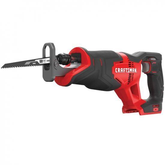 CRAFTSMAN V20 レシプロソー、コードレス、3,000 RPM、可変速度トリガー、クイック...