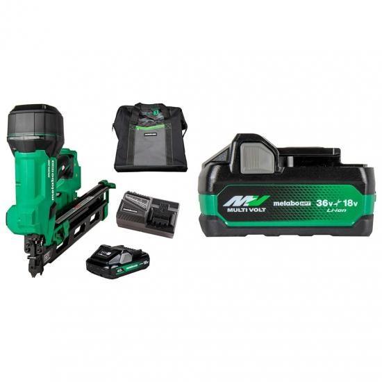 Metabo HPT コードレスフレーミングネイラー、18V - 4.0 Ah、MultiVolt、...