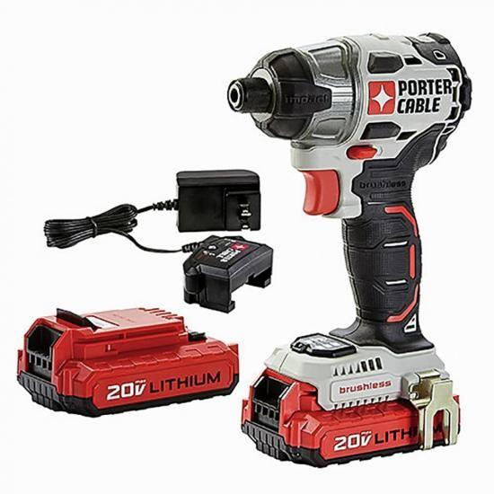 PORTER-CABLE 20V MAX インパクトドライバー、1/4インチ、2,700 RPM、バ...