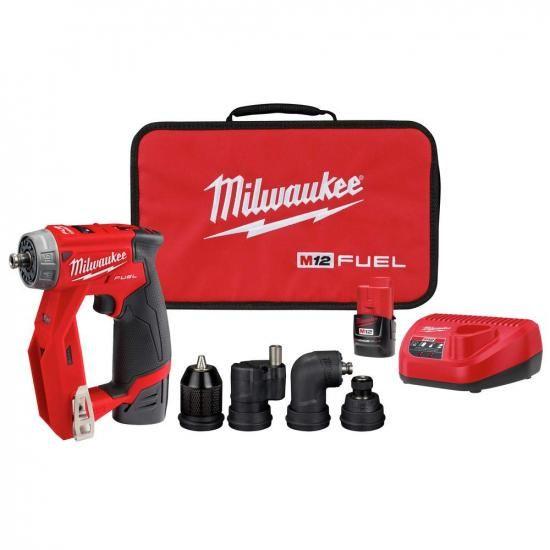 Milwaukee ミルウォーキー 2505-22 M12 燃料設置ドリル/ドライバーキット、コンパ...