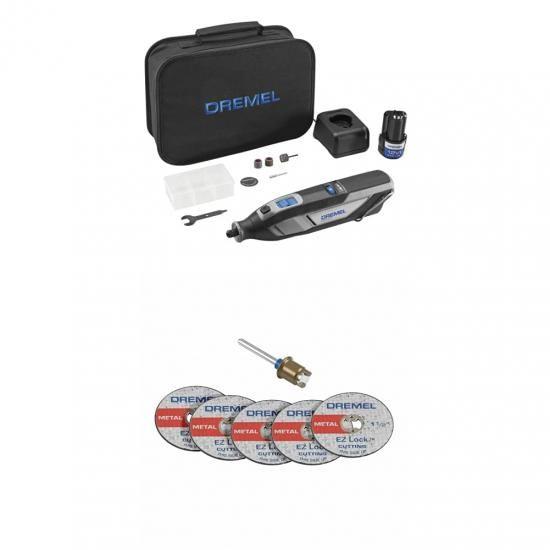 Dremel 8240 12V コードレスロータリーツールキット（可変速度、快適グリップ、EZ406...