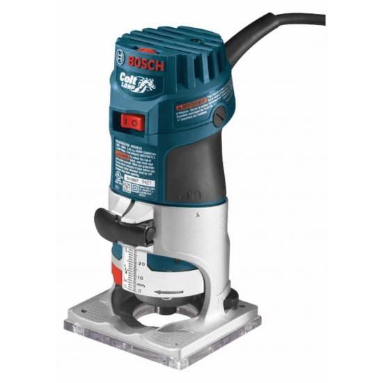 BOSCH PR20EVS Colt 1.0 HP 可変速パームルーター - 5.6アンペアモーター...