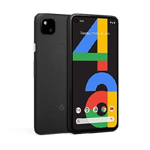 Google Pixel 4a (4G) G025N 128GB, 5.8" inch (GSM Only, No CDMA) Factory Unlocked 4G/LTE Smartphone (Just Black) - International Version 並