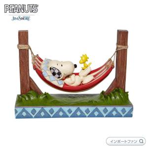 ジムショア スヌーピー＆ウッドストック ハンモック ピーナッツ 6007939 Snoopy Woodstock in Hammock JimShore □｜importfan