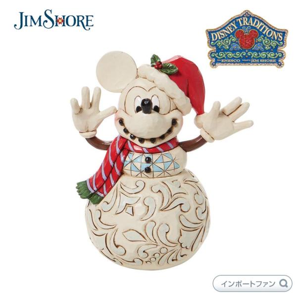 ジムショア ミッキーマウス スノーマン 雪だるま クリスマス ディズニー 6008976 Micke...