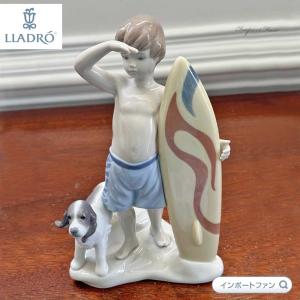 リヤドロ いい波が来るかな 01008110 LLADRO SURF'S UP ギフト プレゼント □｜importfan