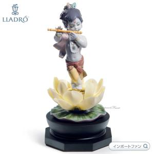 LLADRO（リヤドロ） ガネーシャ ヒンズー教の神 ギター 置物 01009150