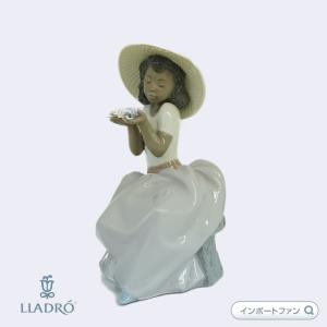 LLADRO（リヤドロ） 私のことも忘れないで 少女 猫 ネコ 置物 01005743