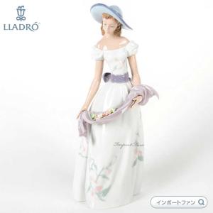 LLADRO（リヤドロ） フラワーガーデン 少女 花 置物 01006447 LLADRO