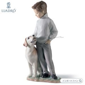 リヤドロ 僕の親友 ラブラドール レトリバー 犬 置物 01006902 LLADRO ギフト プレゼント｜importfan