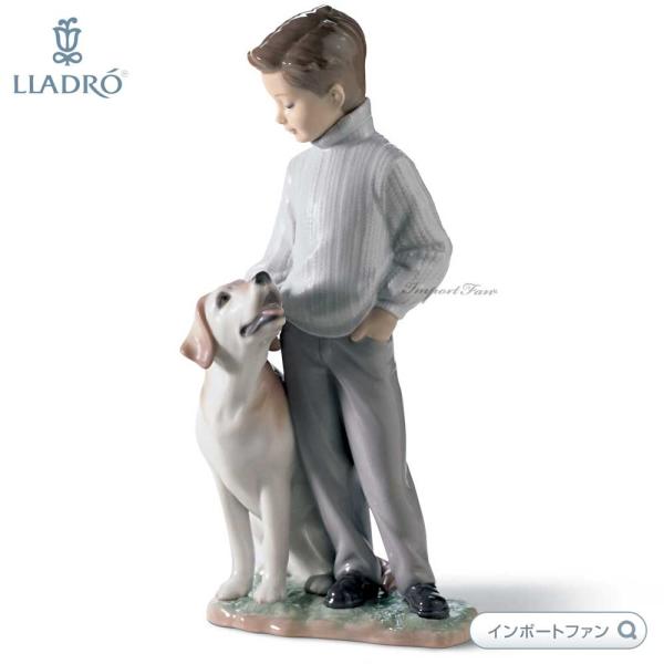 リヤドロ 僕の親友 ラブラドール レトリバー 犬 置物 01006902 LLADRO ギフト プレ...