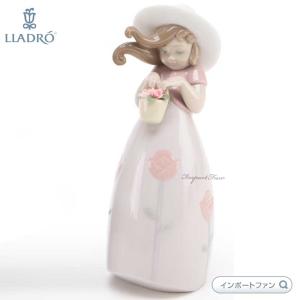 LLADRO（リヤドロ） フラワーガーデン 少女 花 置物 01006447 LLADRO