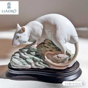 LLADRO（リヤドロ） 驚いた仔猫ちゃん ネコ ネズミ 置物 01005236