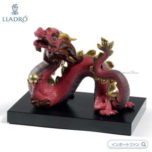 リヤドロ 龍 宝珠 干支 辰 ドラゴン 世界限定制作数1888体 置物 01008613 LLADRO ギフト プレゼント □｜importfan