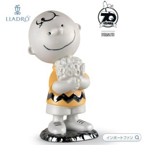 リヤドロ チャーリー ブラウン スヌーピー ピーナッツ 01009491 生誕70周年記念作品 LLADRO Charlie Brown PEANUTS □｜importfan