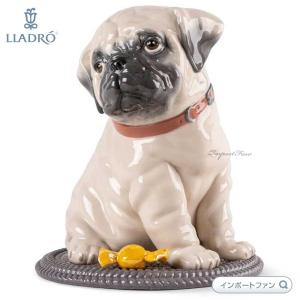 LLADRO（リヤドロ） ブルドッグとロリポップ 犬 ドッグ&キャンディー