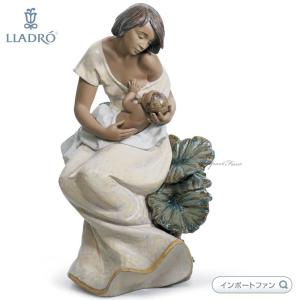 LLADRO（リヤドロ） 花の街角 女性 鳩 ハト 置物 01006809 LLADRO