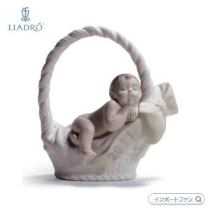 LLADRO リヤドロ お月さまのベッド 赤ちゃん 出産祝い 置物 01006479