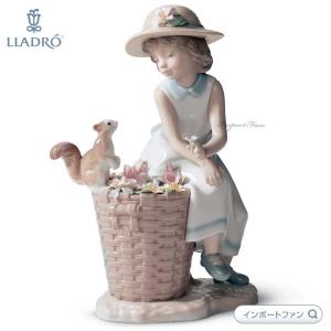 LLADRO リヤドロ バルコニーの朝 花と少女 陶器人形 置物　インテリア バルコニーの朝 | リヤドロ公式オンライン
