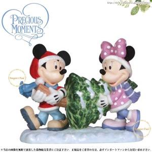 プレシャスモーメンツ ミッキー ミニー クリスマスツリー A Seaon of Joy and Togetherness 131701 ディズニー Precious Moments Mickey and Minnie