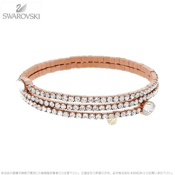 スワロフスキー ツイスティ ドロップ バングル ローズゴールド 5073594 Swarovski ...