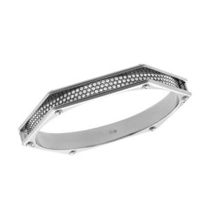 SWAROVSKI スワロフスキー ボルト バングル M シルバー 5081365