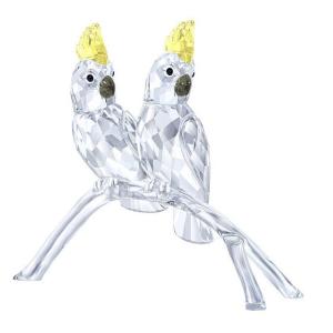 スワロフスキー オウム 置き物 イタリア製 SWAROVSKI スワロフスキー Swarovski 置物 フィギュア 鳥