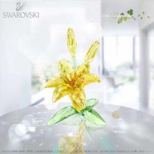 SWAROVSKI（スワロフスキー） 忘れな草 ブルー 花 L ラージ 置物