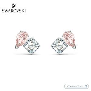 スワロフスキーピアス月と星 SWAROVSKI]* Moon and star *月と星 ロング ドロップピアス