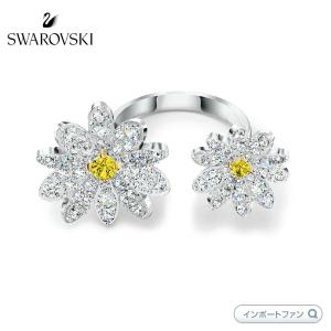 SWAROVSKI（スワロフスキー） エターナルフラワー 花 ピアス イエロー