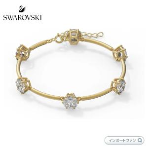 スワロフスキー コンステラ ブレスレット ホワイト ゴールドトーン 5600487 Swarovski クリスマス ギフト プレゼント｜importfan