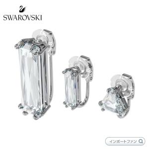 スワロフスキー Swarovski Generation クリップイヤリング ホワイト 