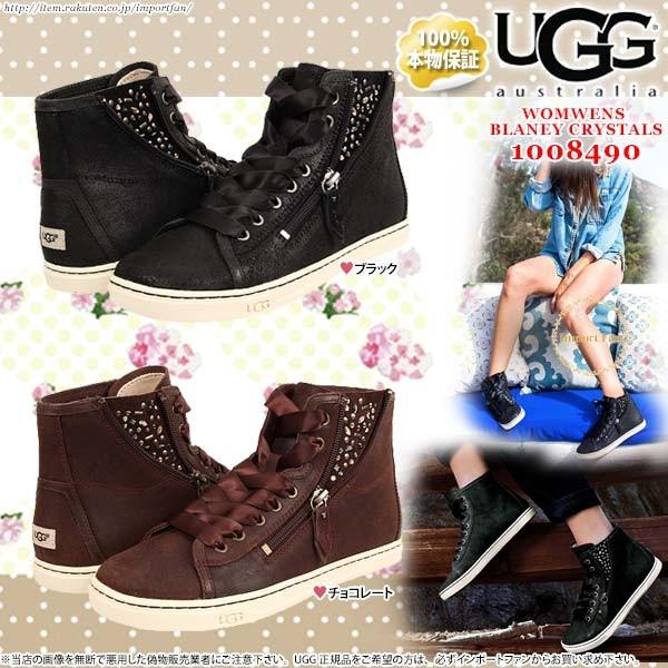 アグ ブランニー クリスタルズ ハイカット スニーカー 1008490 UGG BLANEY CRY...
