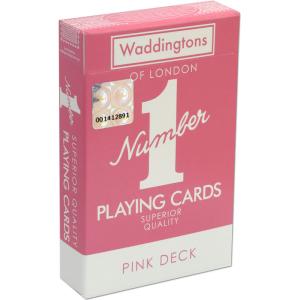 Waddingtons No.1 ピンク トランプ おしゃれでかわいいカードゲーム プレゼント 女子向け