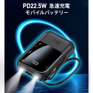 【最大P10倍】 22.5W高速充電 モバイル...の詳細画像1