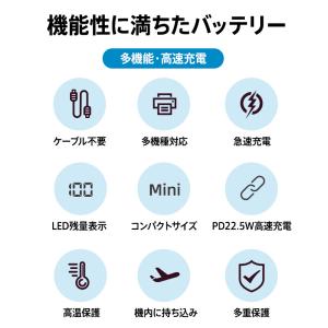 【最大P10倍】 モバイルバッテリー 2000...の詳細画像2