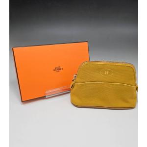 HERMES エルメス/ボリードポーチミニミニ16cm /オーク/オレンジ/小物 化粧ポーチ/【新品】