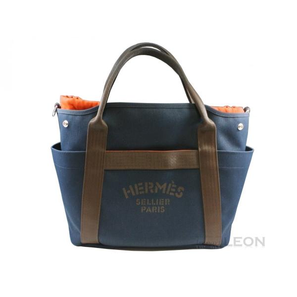 HERMES（エルメス）/サックドパンサージュ　グルームセリエ2ＷＡＹショルダー/ネイビー【未使用】