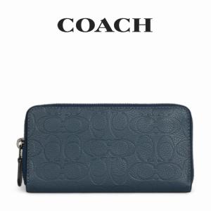 コーチ COACH アウトレット メンズ 財布 長財布 C1226 DDE(ダーク デニム) シグネチャー｜importlotus