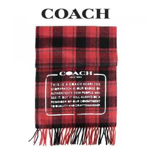 ★ コーチ COACH アウトレット レディース 小物 アパレル マフラー 31791 E81(レッド系)【在庫処分】｜importlotus