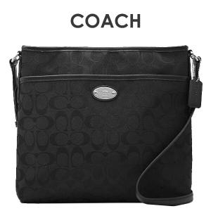 コーチ COACH バッグ 12CMシグネチャーファイルショルダーバッグ F36378 SBKBK(ブラック×ブラック)