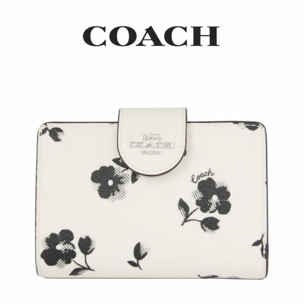 コーチ COACH アウトレット レディース 財布 二つ折り財布 CP419 SVCAH(シルバー×...