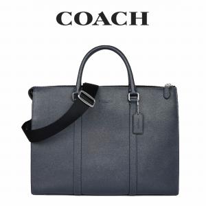 コーチ COACH アウトレット メンズ バッグ ビジネスバッグ CE439 SVBHP(シルバー×ミッドナイト　ネイビー) ネイビー｜importlotus